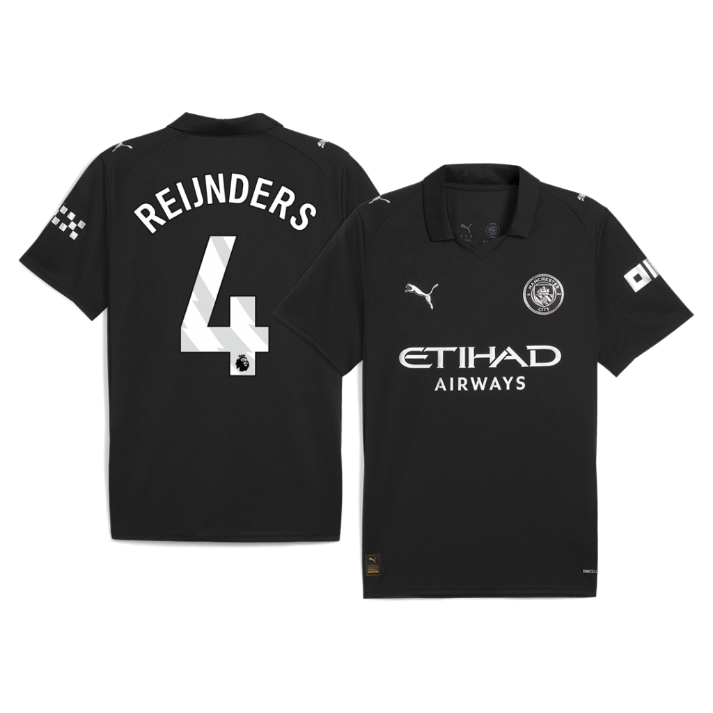 REIJNDERS #4 Manchester City Away Soccer Jersey 2025/26