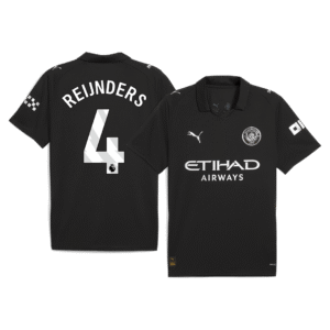 REIJNDERS #4 Manchester City Away Soccer Jersey 2025/26