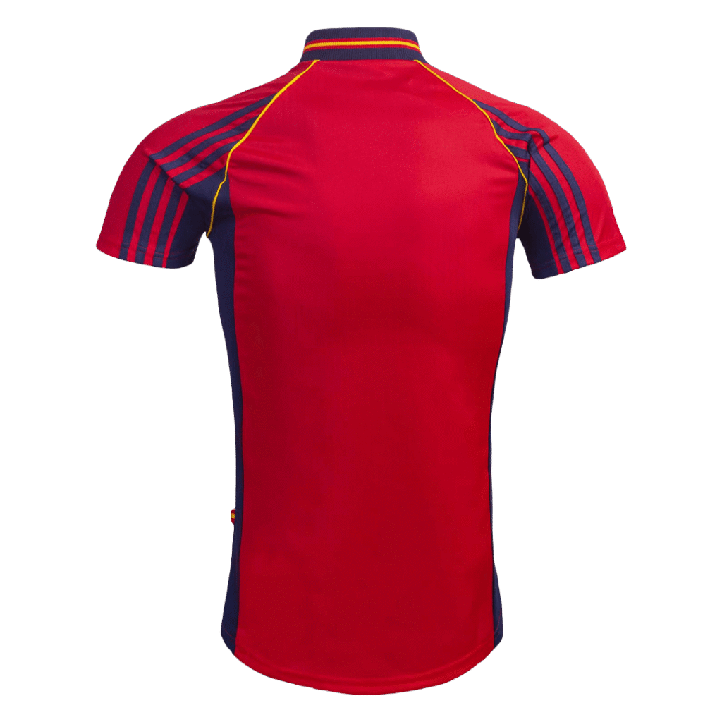 Retro Soccer Jersey Spain Home World Cup 1998