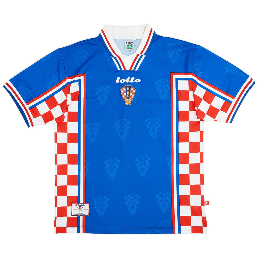 Retro Soccer Jersey Croatia Away World Cup 1998 - Image 6