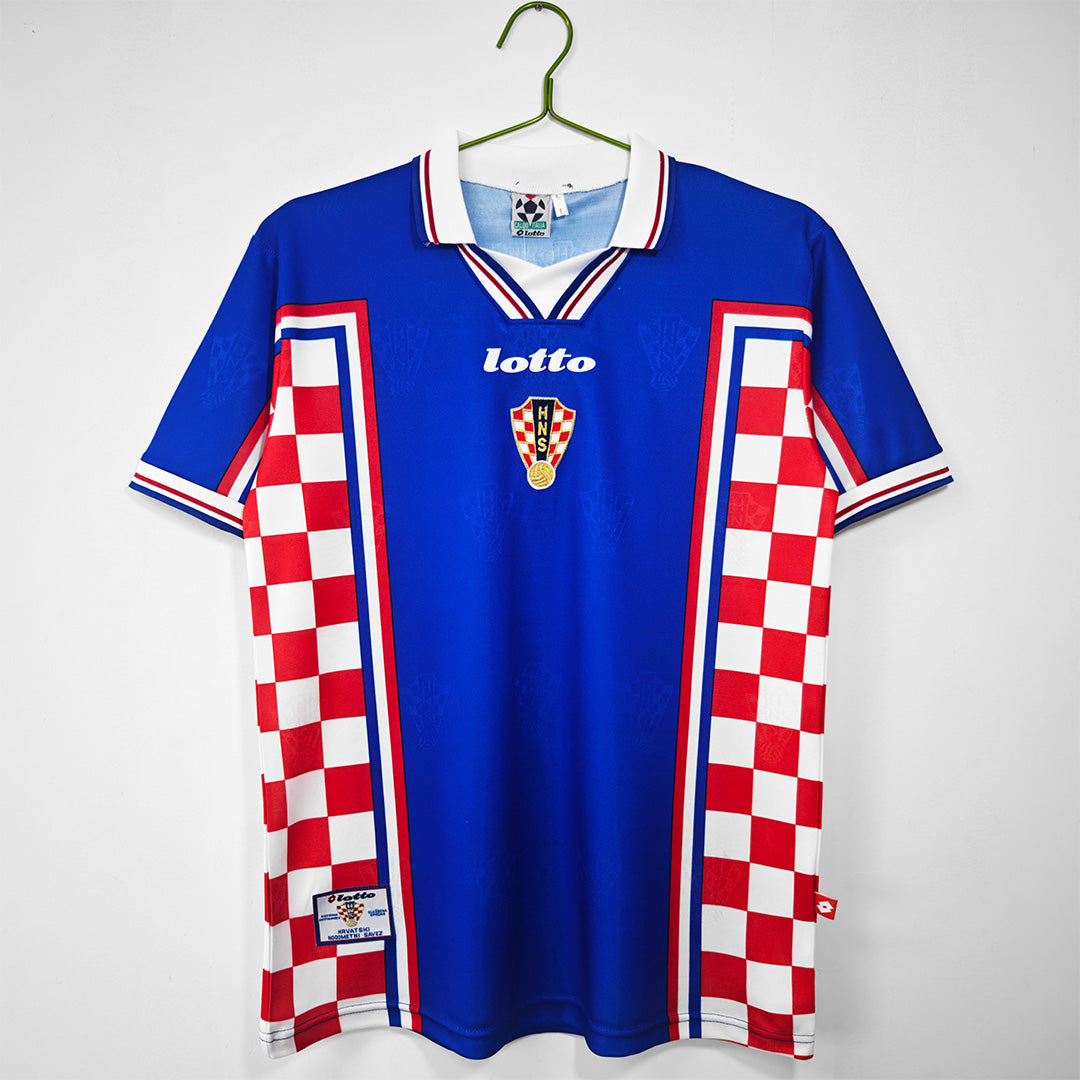 Retro Soccer Jersey Croatia Away World Cup 1998 - Image 4