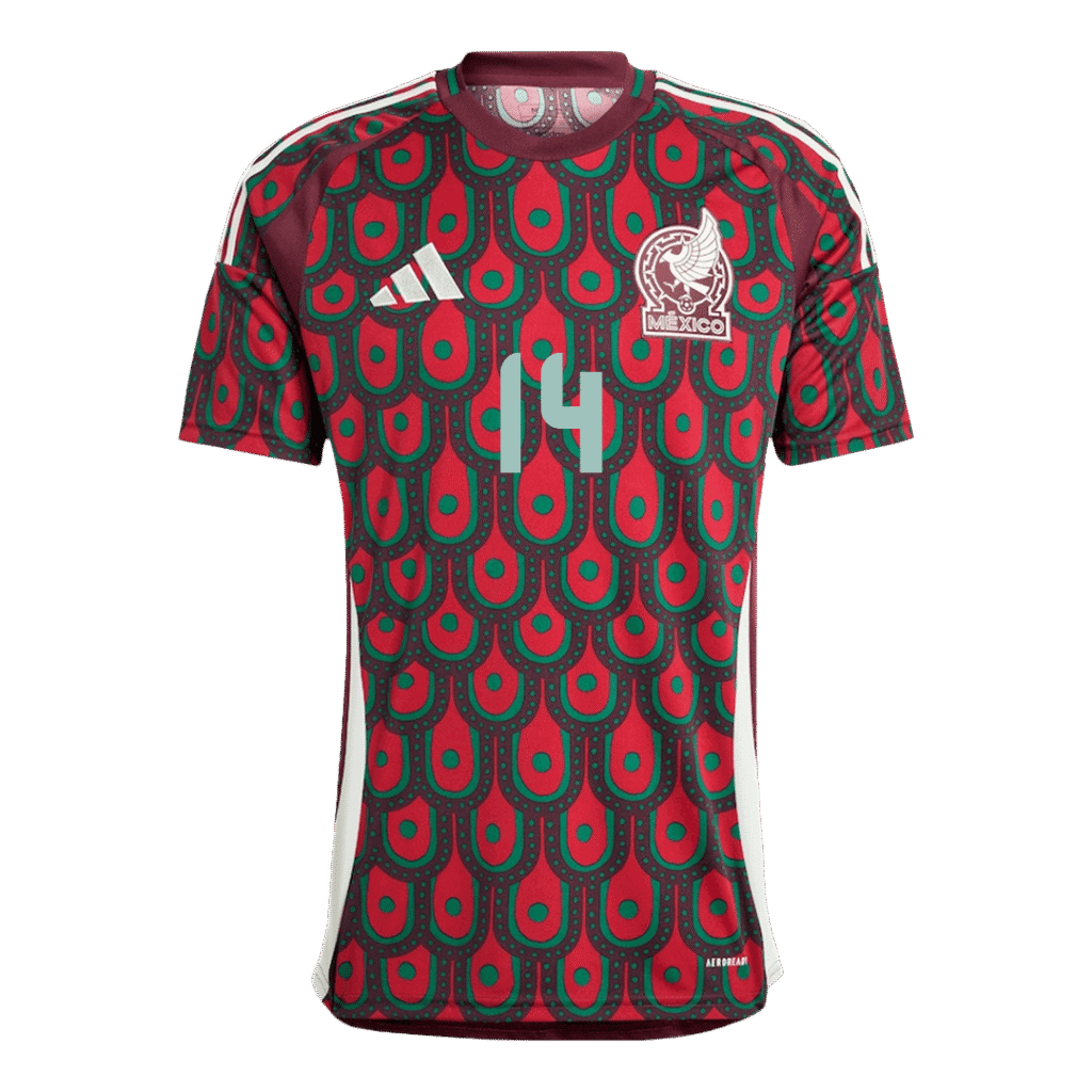 CHICHARITO #14 Mexico Soccer Jersey Home Custom Shirt 2024