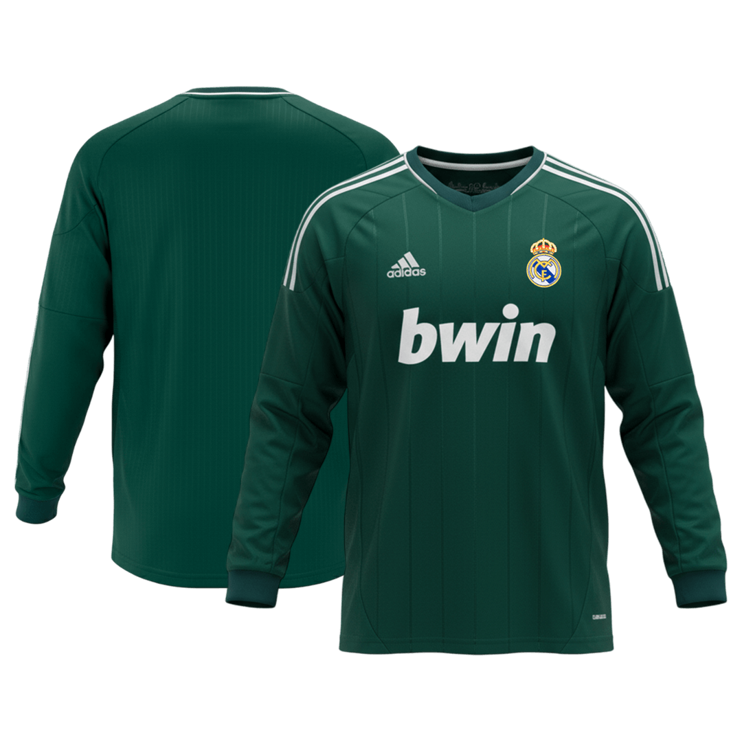Retro Soccer Jersey Real Madrid Third Away Long Sleeve 2012/13 - Image 8