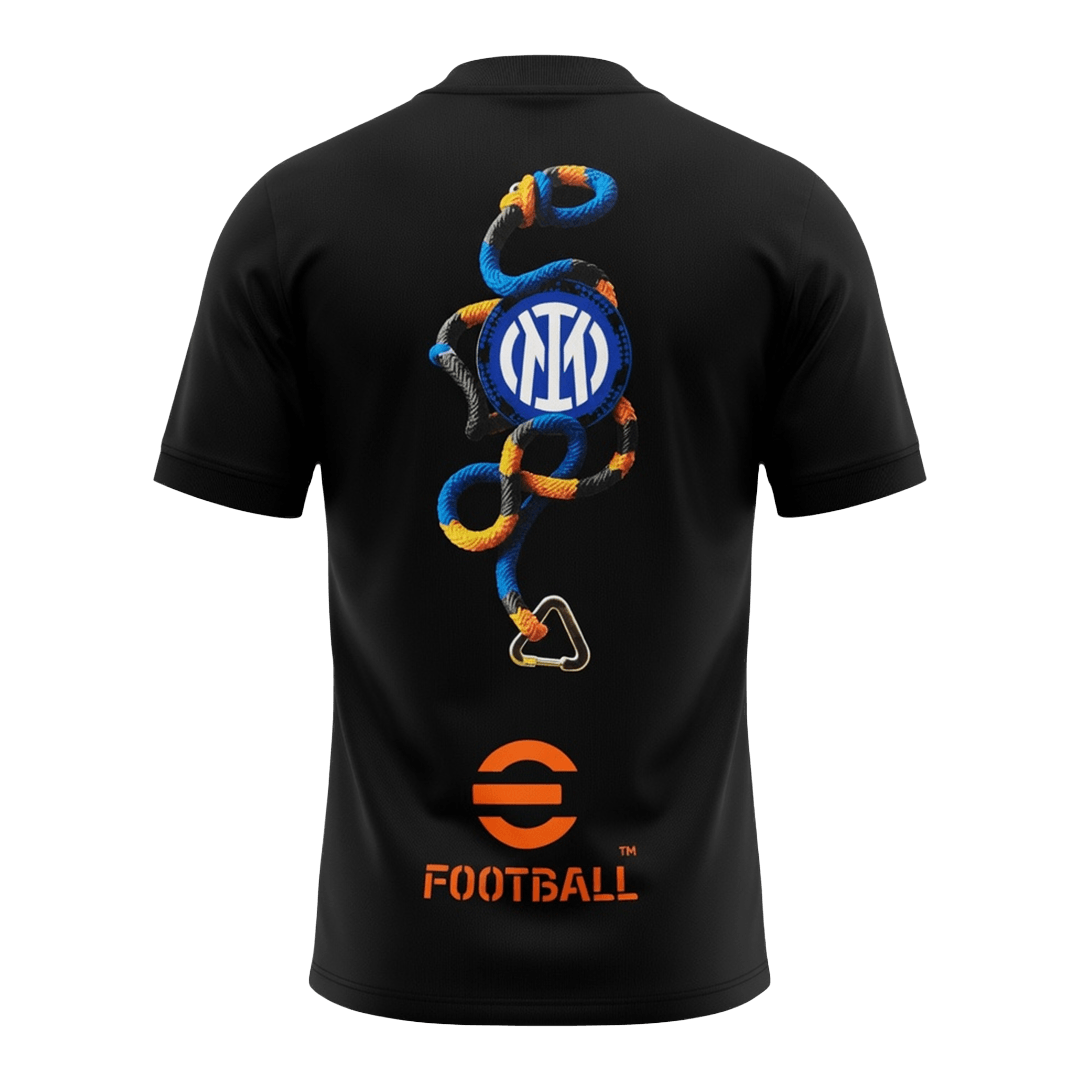 Inter Milan Pre-Match Soccer Jersey 2025/26 Black - Image 3