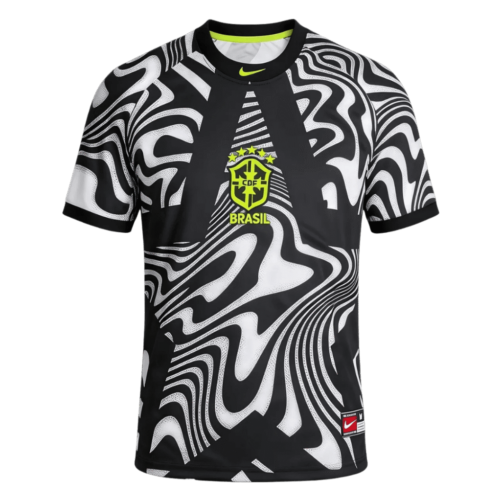 Brazil Hollywood Goalkeeper Jersey World Cup 2026 Black&White