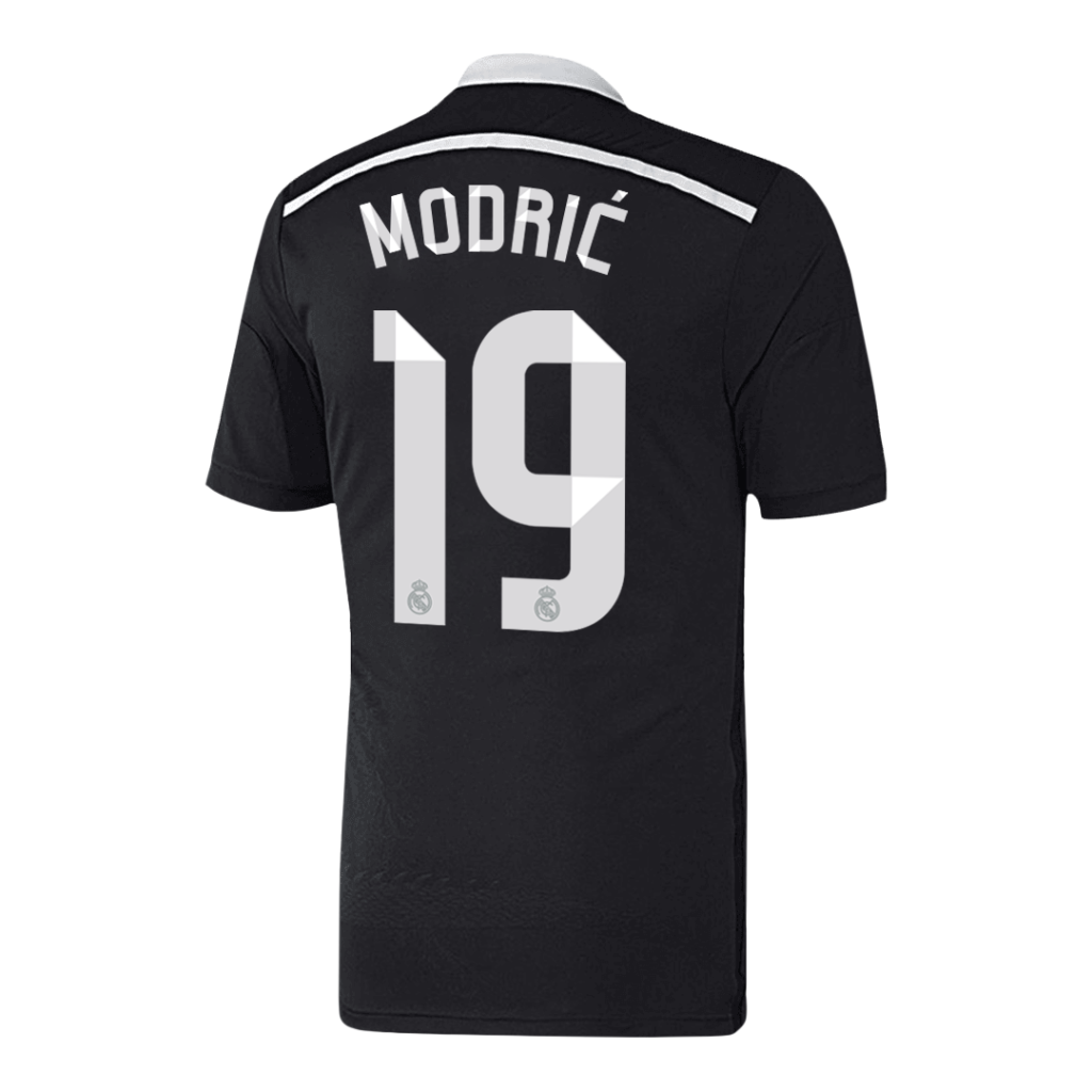Retro Jersey MODRI? #19 Real Madrid Retro Jersey Third Away Soccer Shirt 2014/15