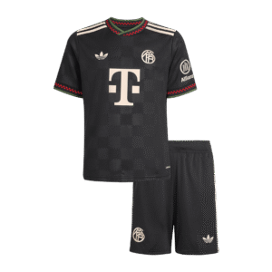 Bayern Munich Third Away Kids Soccer Jerseys Kit 2025/26