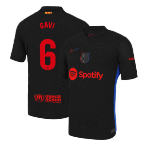GAVI #6 Authentic Soccer Jersey Barcelona Away Shirt 2024/25