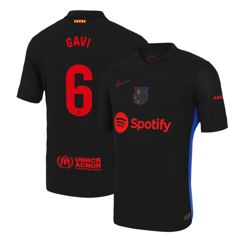 Authentic GAVI #6 Barcelona Away Soccer Jersey 2024/25