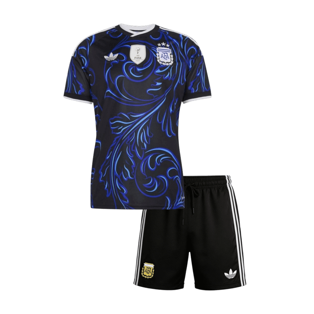 Argentina Away Kids Soccer Jerseys Kit World Cup 2026