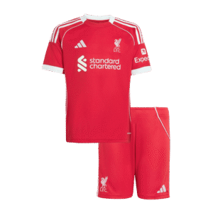 Liverpool Home Kids Soccer Jerseys Kit 2025/26