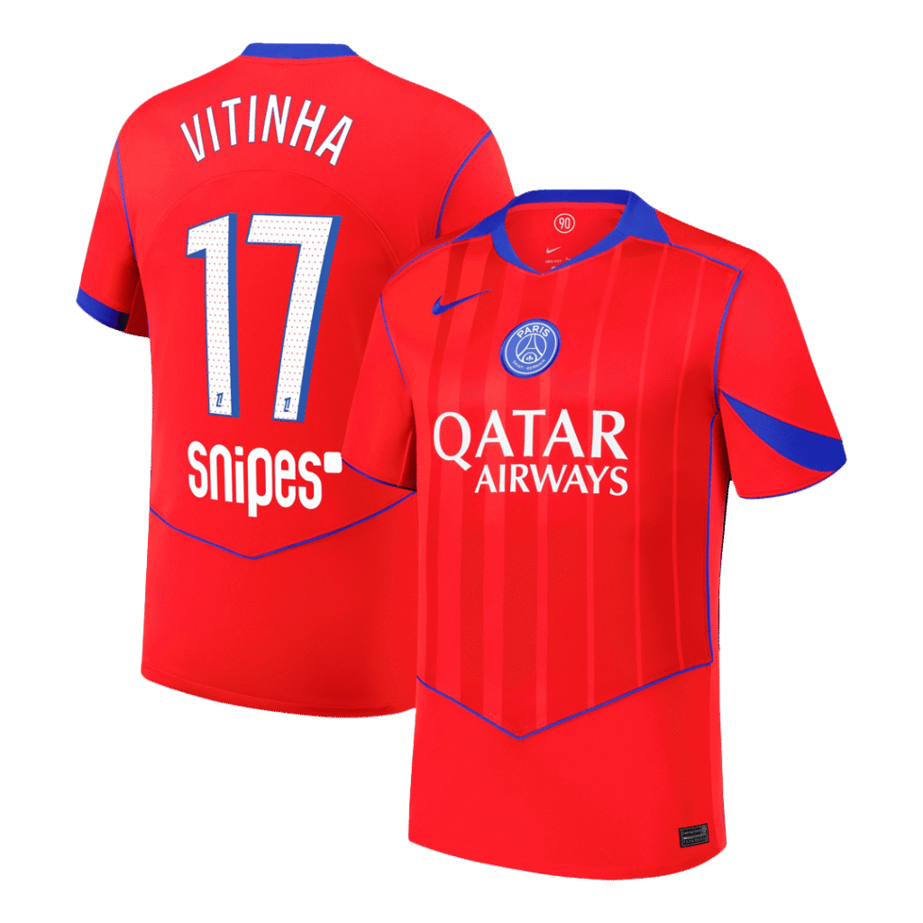VITINHA #17 PSG Third Away Soccer Jersey 2025/26