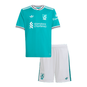 Liverpool Third Away Kids Soccer Jerseys Kit 2025/26