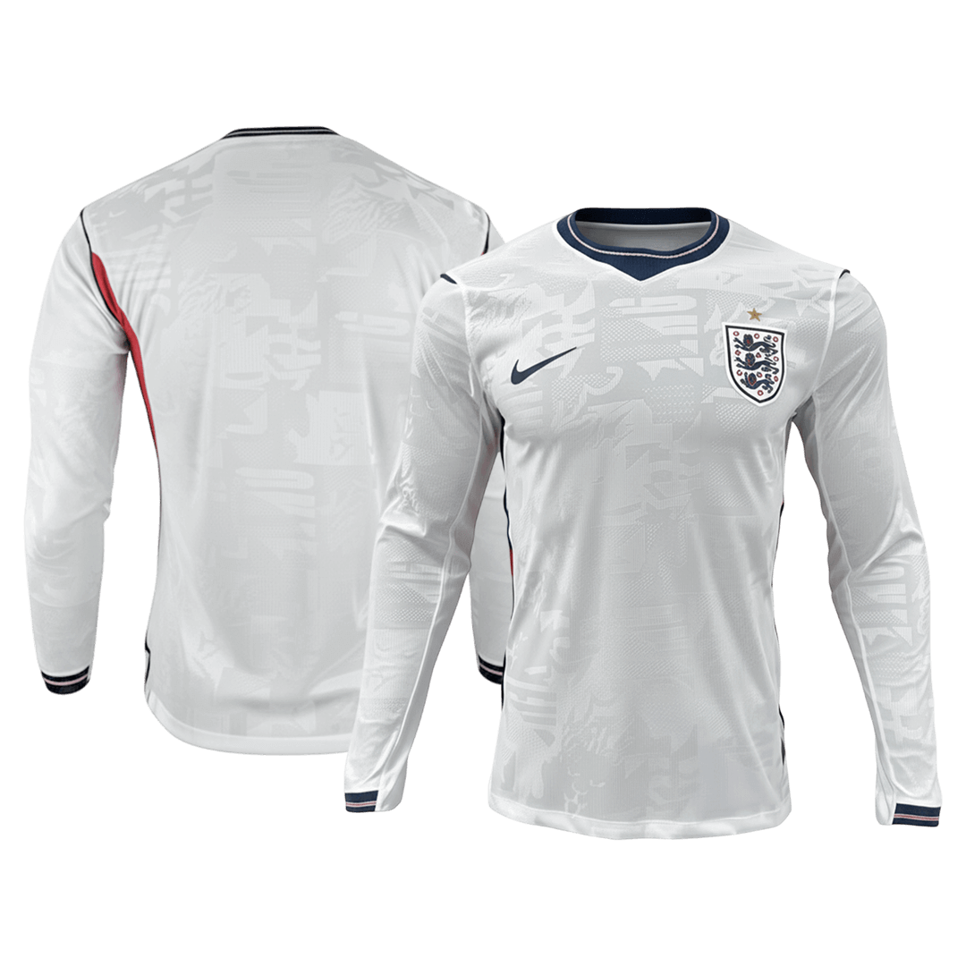England Home Long Sleeve Player Version Jersey World Cup 2026 - Image 2
