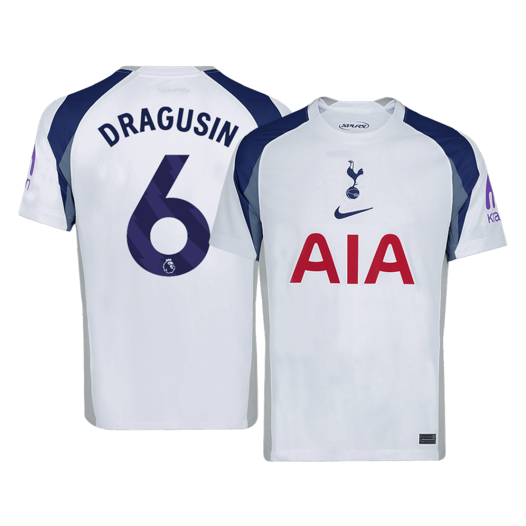 DRAGUSIN #6 Tottenham Hotspur Home Soccer Jersey 2025/26