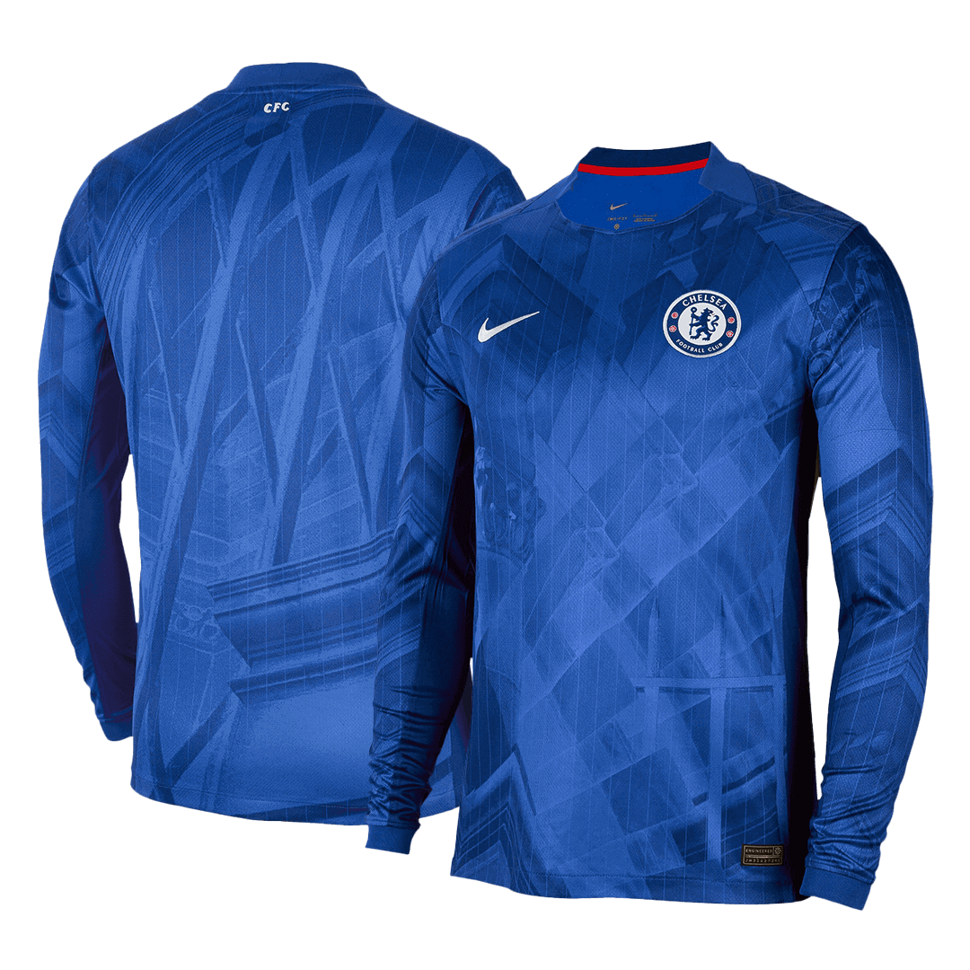 Chelsea Home Long Sleeve Soccer Jersey 2025/26 - Image 10
