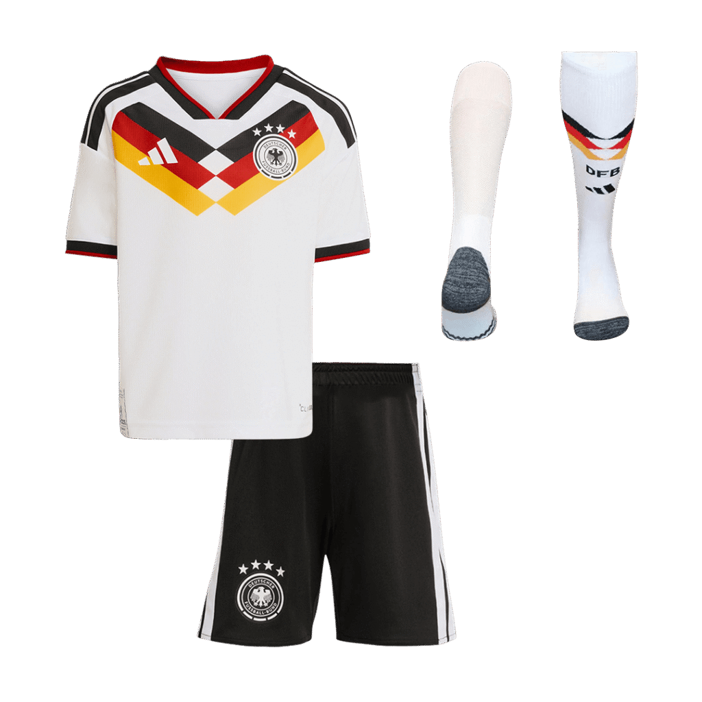 Germany Home World Cup Kids Soccer Jerseys Full Kit 2026