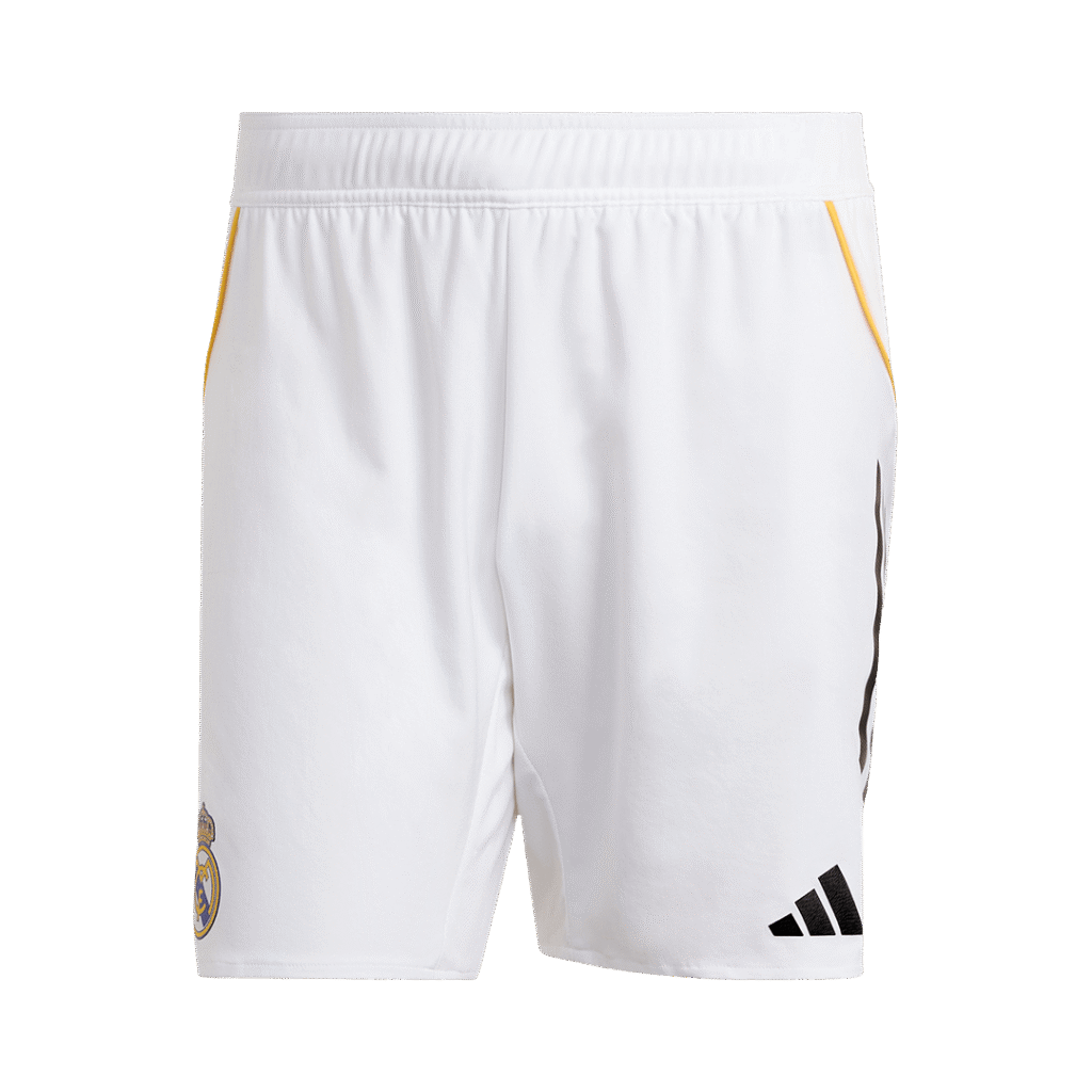 Real Madrid Home Authentic Soccer Shorts White 2025/26