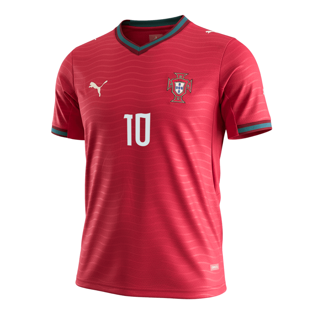 BERNARDO #10 Portugal Home Soccer Jersey World Cup 2026 - Image 9