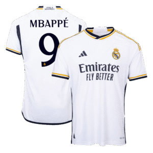 Authentic MBAPPE #9 Soccer Jersey Real Madrid Home Shirt 2023/24