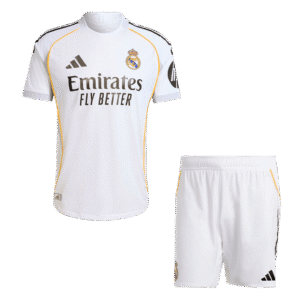Real Madrid Home Authentic Jerseys Kit 2025/26 White