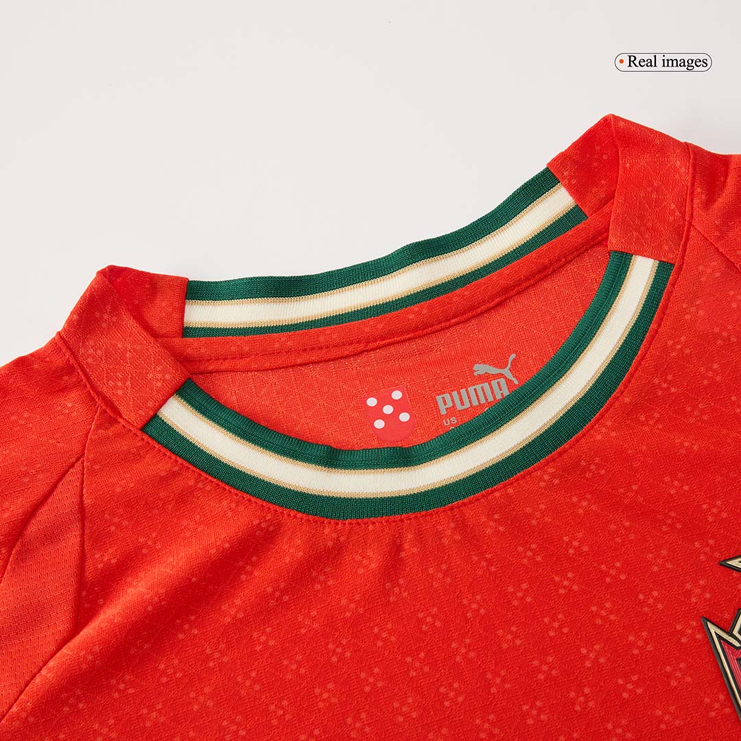 Authentic RONALDO #7 Portugal Home Soccer Jersey 2025 Red - Image 9