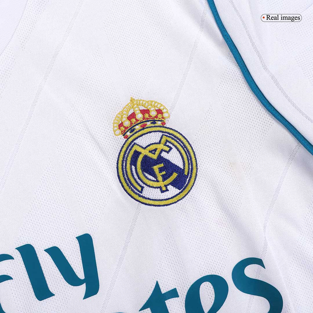 Retro Jersey RONALDO #7 Real Madrid Retro Jersey Home Soccer Shirt 2017/18 - Image 3