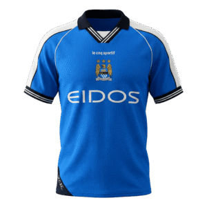 Retro Soccer Jersey Manchester City Home 1999/01