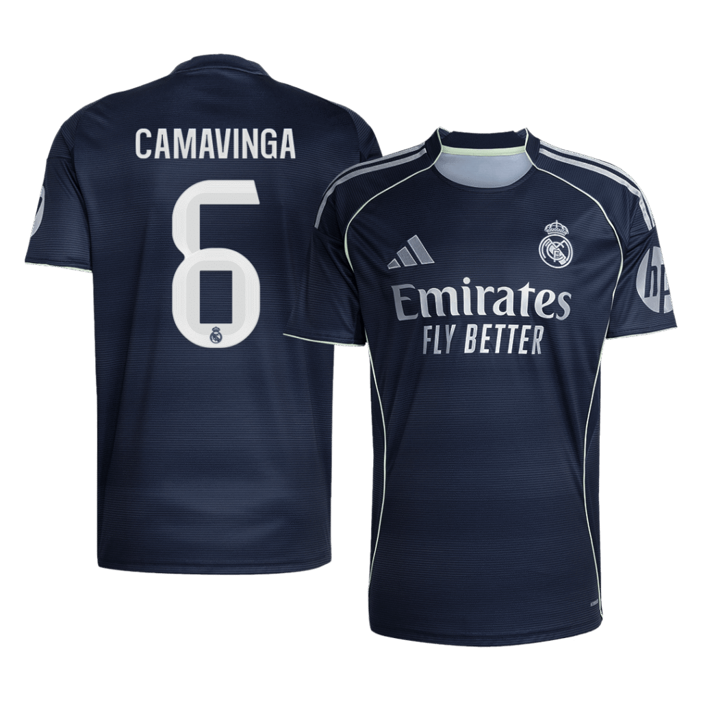 CAMAVINGA #6 Real Madrid Away Soccer Jersey 2025/26