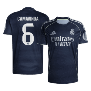 CAMAVINGA #6 Real Madrid Away Soccer Jersey 2025/26