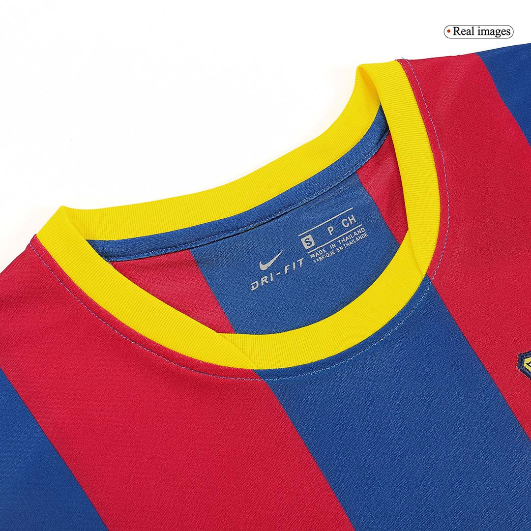 Retro Jersey MESSI #10 Barcelona Retro Jersey Home Soccer Shirt 2010/11 - Image 8