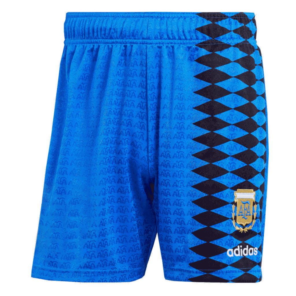 Retro Argentina Away Soccer Shorts 1994
