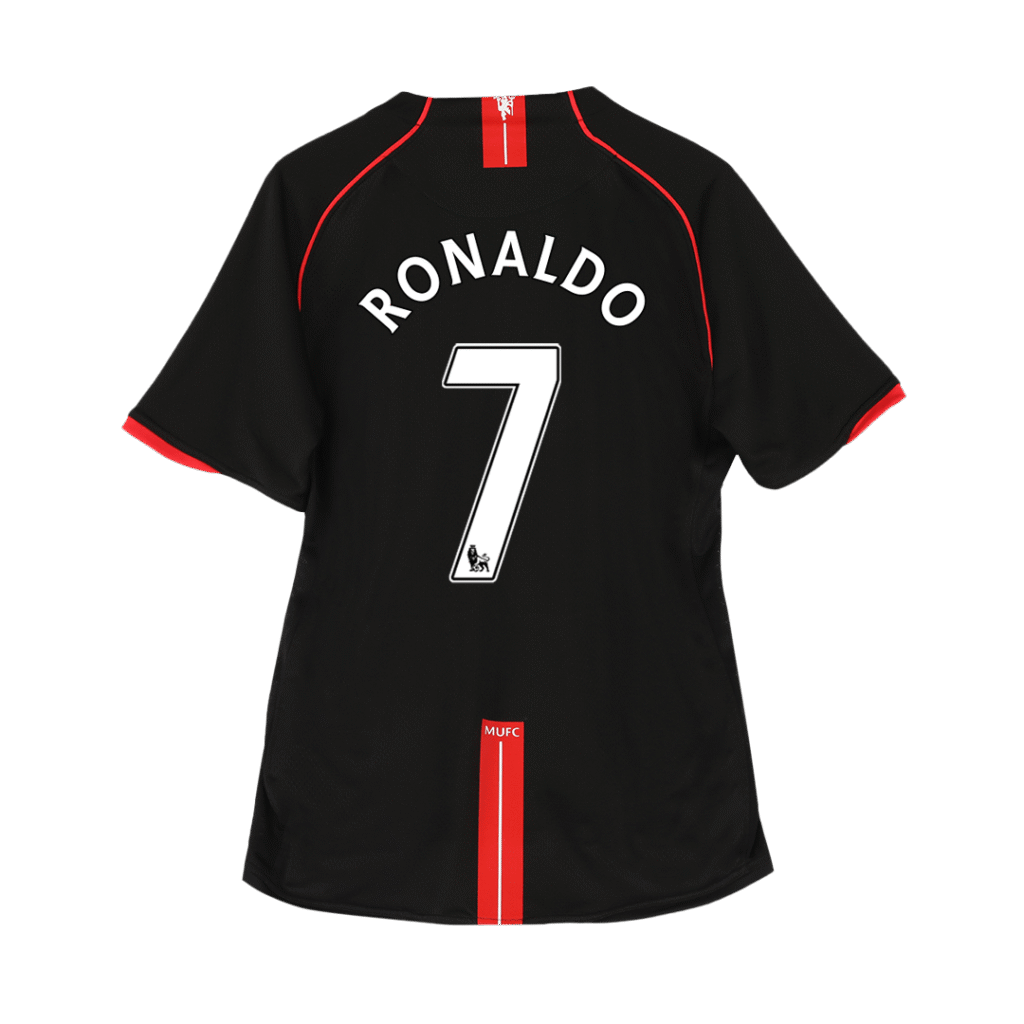 Manchester United RONALDO #7 Retro Jerseys 2007/08 Away Soccer Jersey For Men
