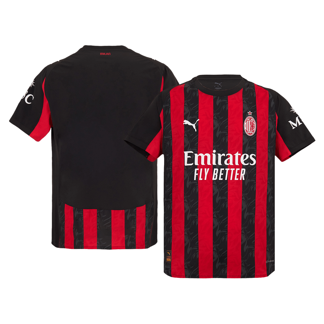 AC Milan Authentic Home Soccer Jersey 2025/26 - Image 3