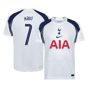 XAVI #7 Tottenham Hotspur Home Authentic Soccer Jersey 2025/26 - UCL