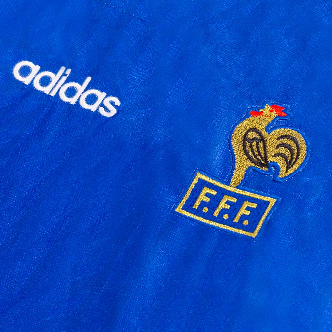 Retro 1994 France Home Soccer Jersey - Image 4