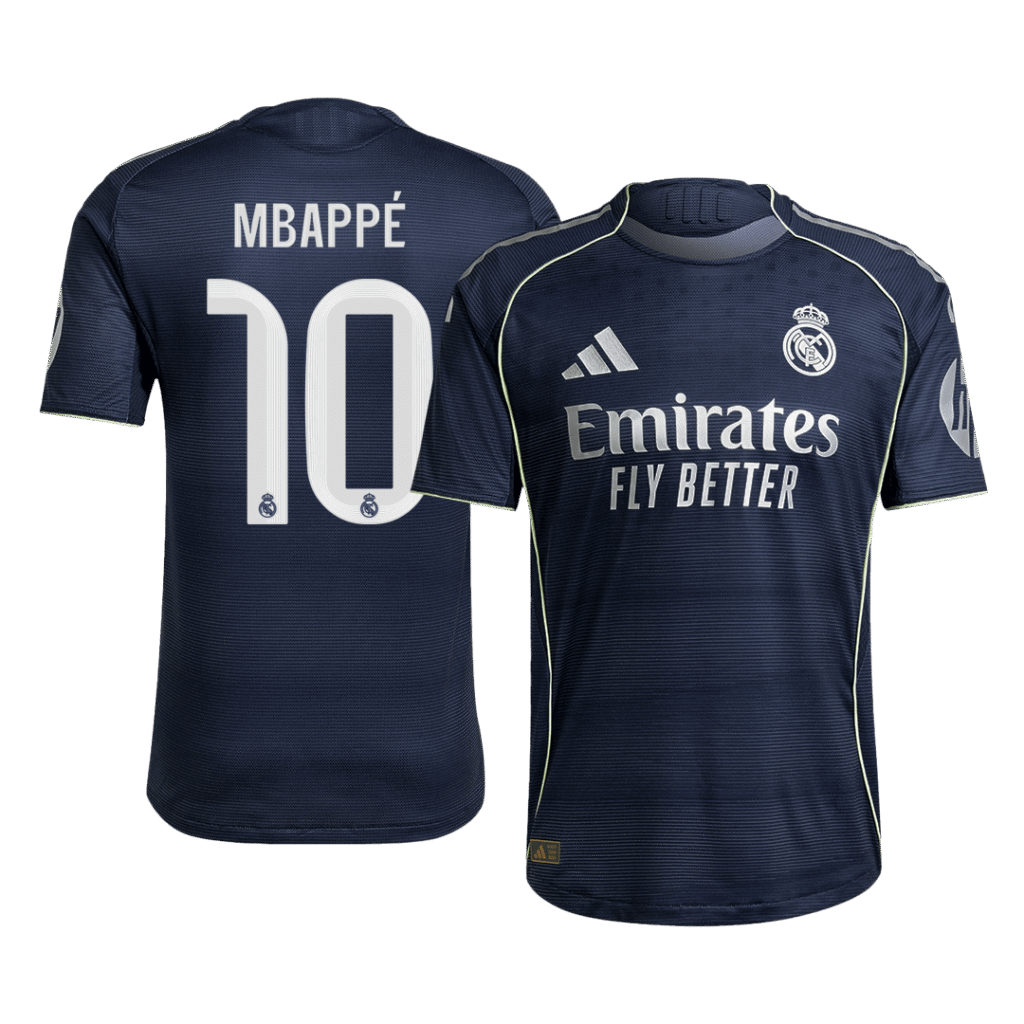 Authentic MBAPP?? #10 Soccer Jersey Real Madrid Away Shirt 2025/26