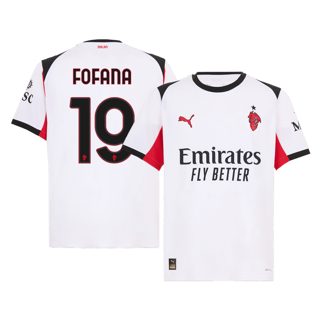 FOFANA #19 AC Milan Away Soccer Jersey 2025/26