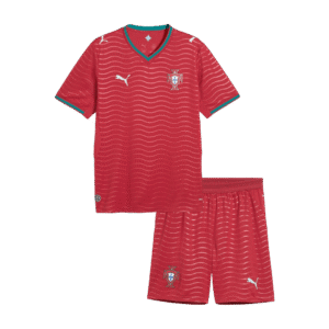 Portugal Home World Cup Kids Soccer Jerseys Kit 2026