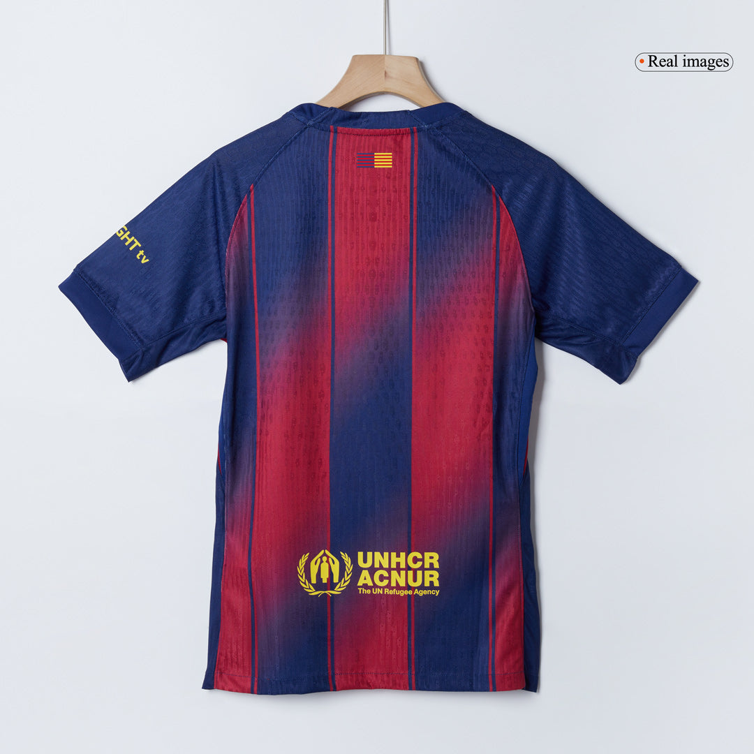 PEDRI #8 Barcelona Home Authentic Soccer Jersey 2025/26 - UCL - Image 12