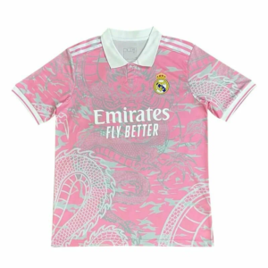 Replica Real Madrid x Chinese Dragon Soccer Jersey 23/24 Pink