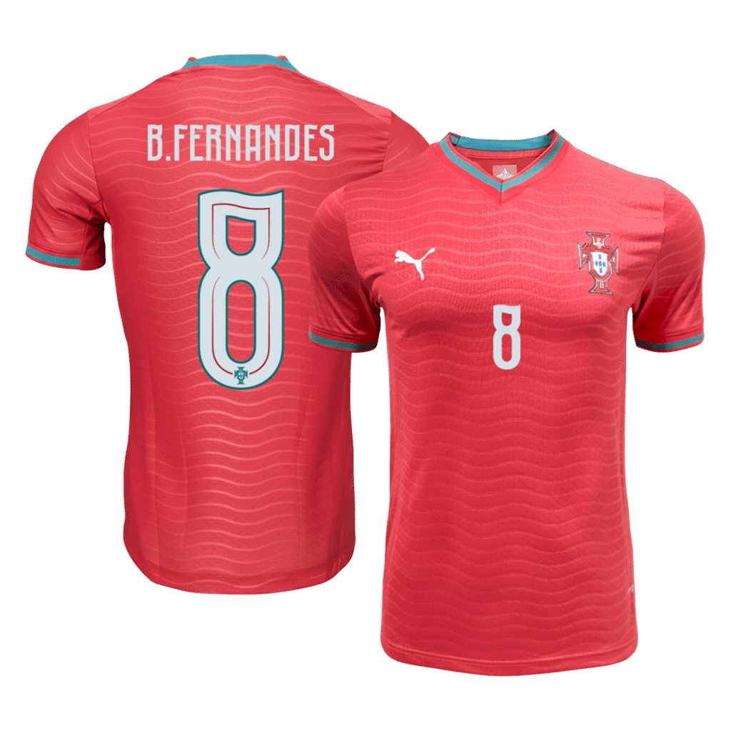 B.FERNANDES #8 Portugal Home Player Version Jersey World Cup 2026