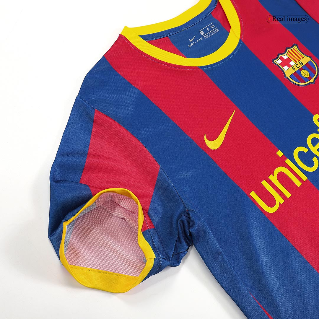 Retro Jersey MESSI #10 Barcelona Retro Jersey Home Soccer Shirt 2010/11 - Image 2