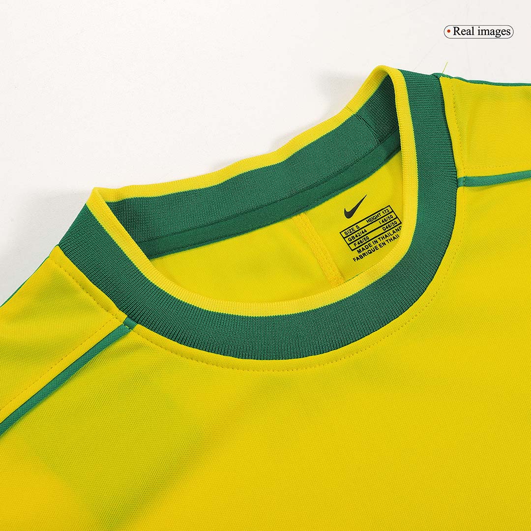 CAFU #2 Retro 1998 Brazil Home Soccer Jersey - World Cup - Image 7