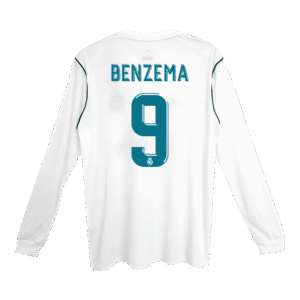 Retro Jersey BENZEMA #9 Real Madrid Retro Jersey Home Soccer Shirt 2017/18