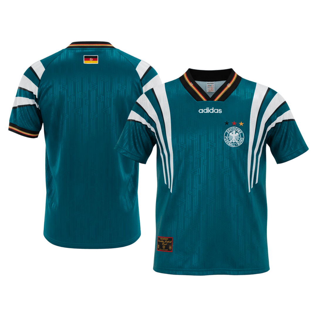 Retro Soccer Jersey Germany Away 1996/97 - Image 8