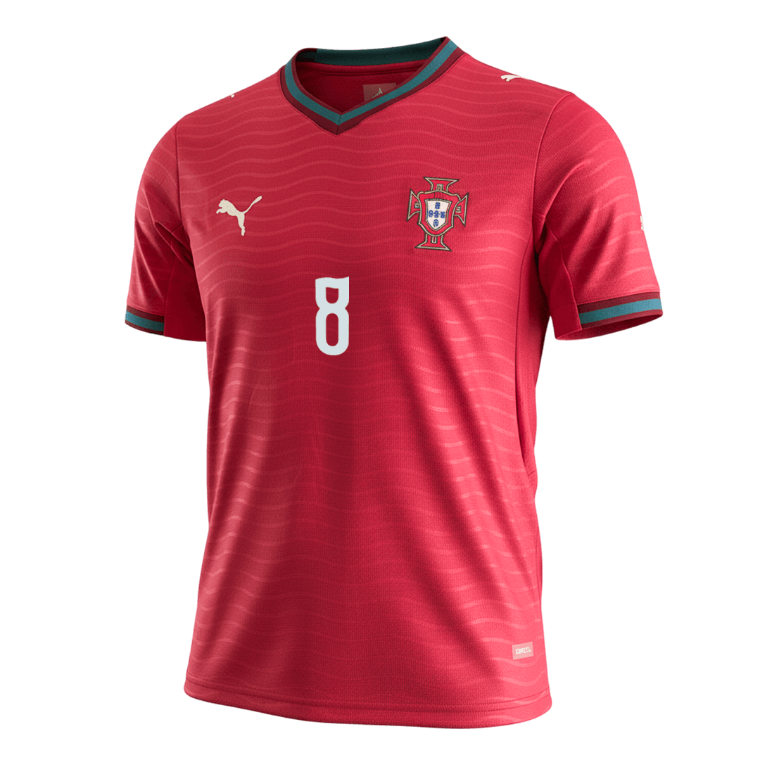 B.FERNANDES #8 Portugal Home Soccer Jersey World Cup 2026 - Image 9