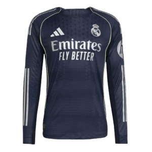 Player Version Real Madrid Away Long Sleeve Soccer Jersey 2025/26