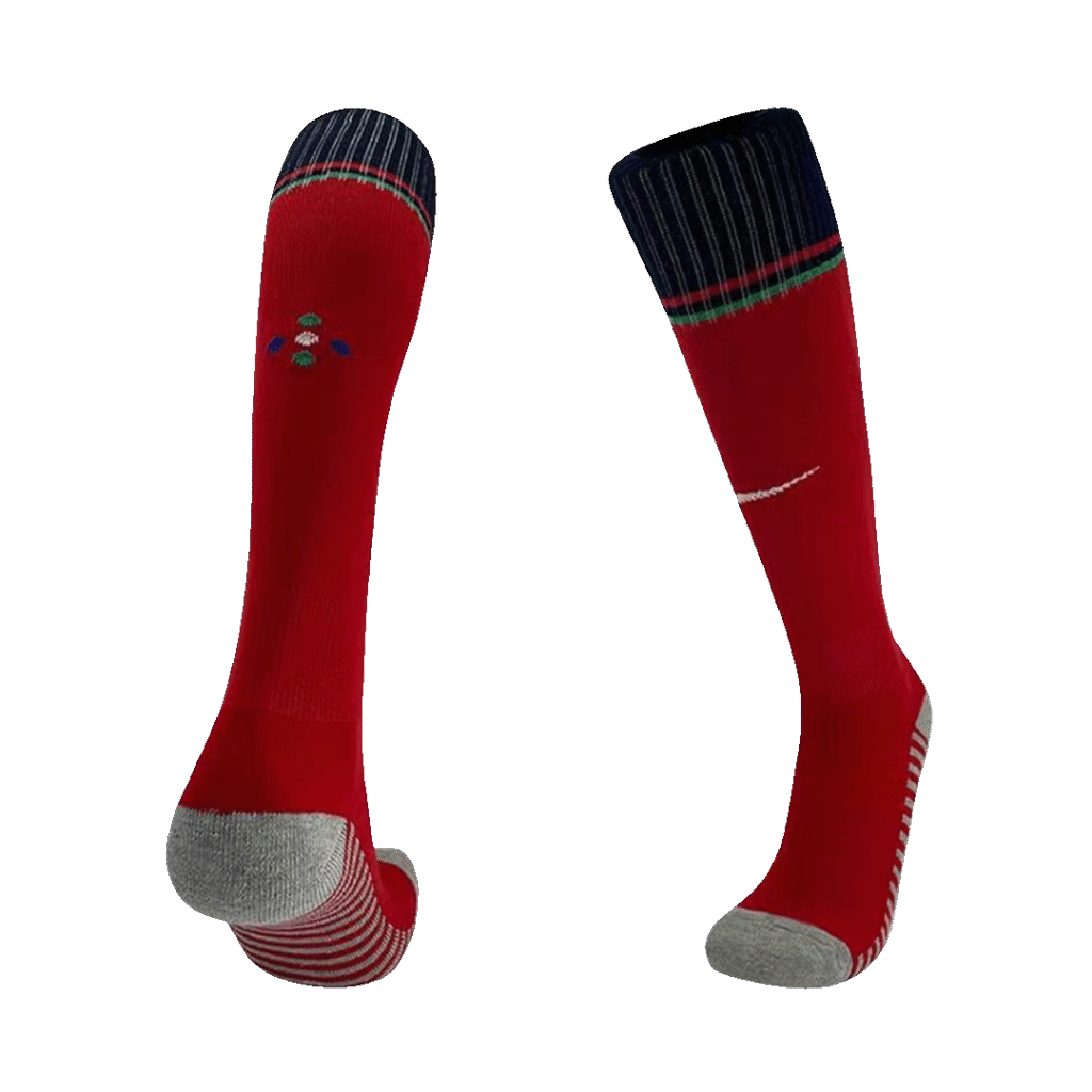 Portugal Home Soccer Socks 2024