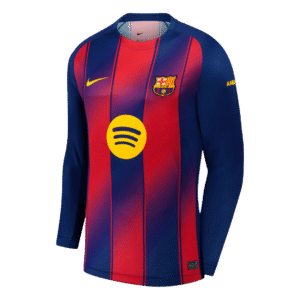 Barcelona Home Long Sleeve Soccer Jersey 2025/26